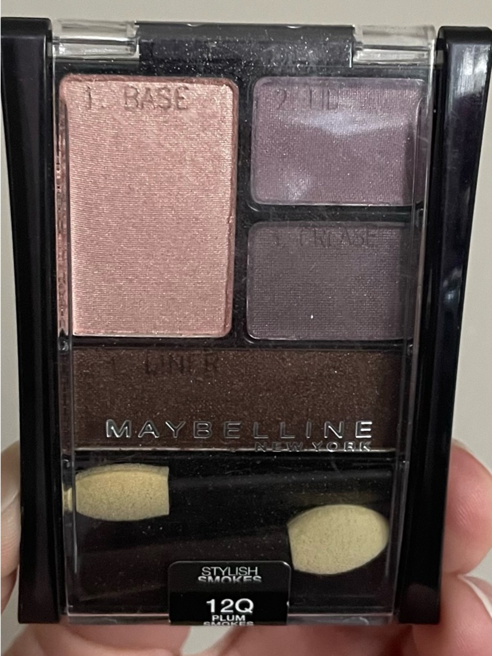 Maybelline New York Expert Wear Eyeshadow Quad 12Q Plum Smokes Discontinued